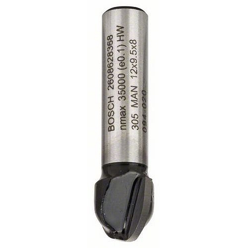 Bosch - Žlábkovací fréza 8 mm, R1 6 mm, D 12 mm, L 9,2 mm, G 40 mm