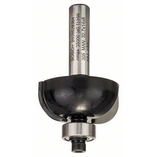 Bosch - Žlábkovací fréza 8 mm, R1 10 mm, D 32,7 mm, L 14 mm, G 55 mm