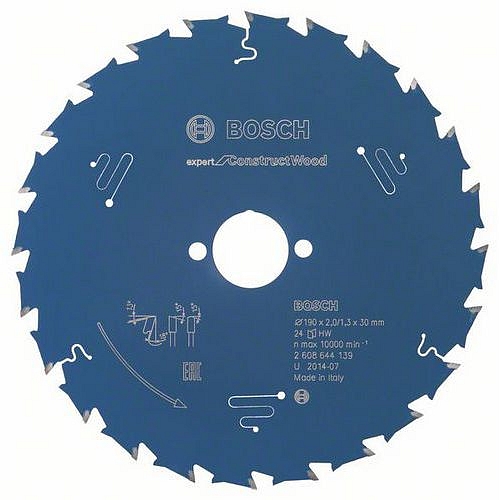Bosch - Pilový kotouč Expert for Construct Wood 190 x 30 x 2,0 mm, 24