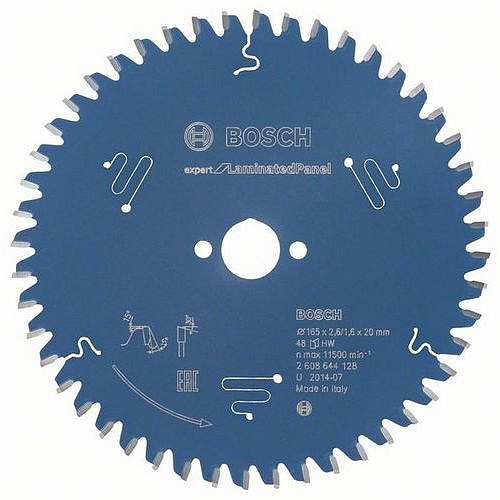 Bosch - Pilový kotouč Expert for Laminated Panel 165 x 20 x 2,6 mm, 48