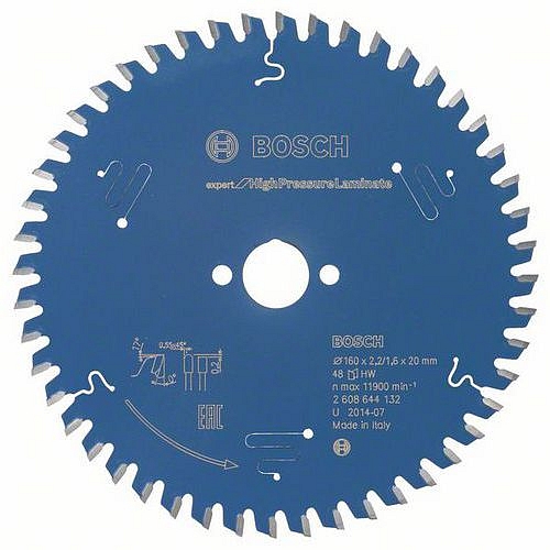 Bosch - Pilový kotouč Expert for High Pressure Laminate 160 x 20 x 2,2 mm, 48