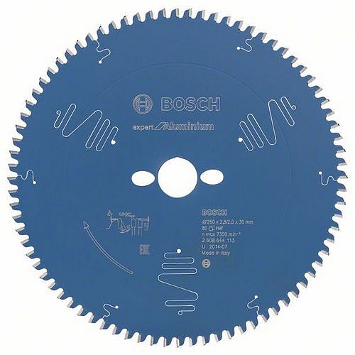 Bosch - Pilový kotouč Expert for Aluminium 260 x 30 x 2,8 mm, 80
