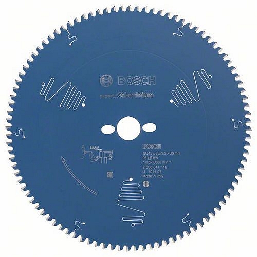 Bosch - Pilový kotouč Expert for Aluminium 315 x 30 x 2,8 mm, 96