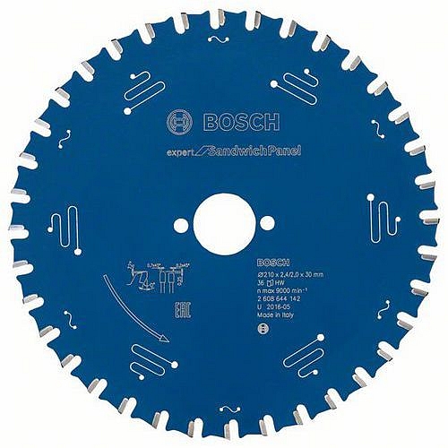 Bosch - Pilový kotouč Expert for Sandwich Panel 210 x 30 x 2,4 mm, 36