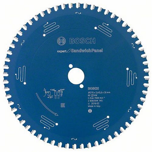 Bosch - Pilový kotouč Expert for Sandwich Panel 270 x 30 x 2,4 mm, 60