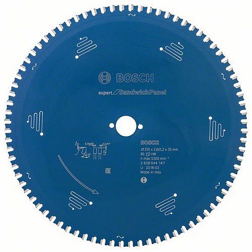 Bosch - Pilový kotouč Expert for Sandwich Panel 355 x 30 x 2,6 mm, 80