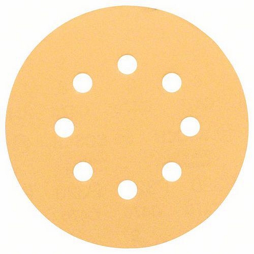 Bosch - Brusný papír C470, balení 6 ks 125 mm, 8 otvorů, 60; 120; 240, 5 BAL