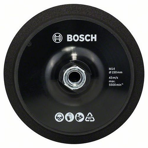Bosch - Opěrný talíř M 14, O 150 mm, se suchým zipem
