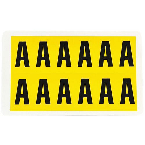 Samolepicí písmena, 38 x 21 mm