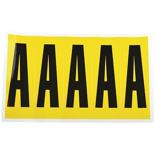 Samolepicí písmena, 130 x 45 mm