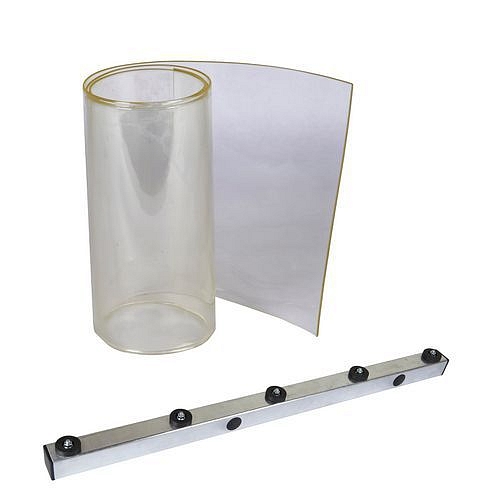 Mrazírenská lamelová clona, šířka 20 cm, 1 m2, krytí 100 %