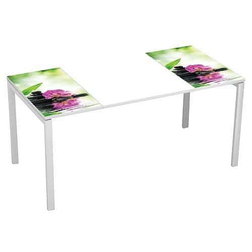 Kancelářský stůl Manutan Expert Easy Office, 160 x 80 x 75 cm, bambus