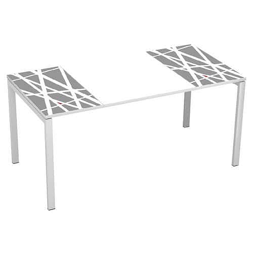 Kancelářský stůl Manutan Expert Easy Office, 160 x 80 x 75 cm, street