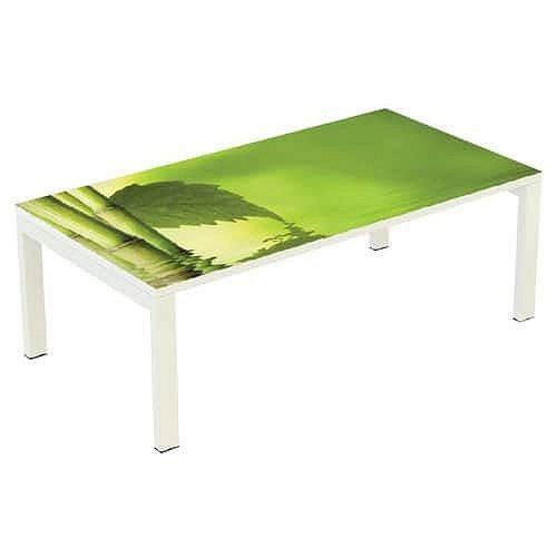 Konferenční stolek Manutan Expert Easy Office, 114 x 60 cm, zen