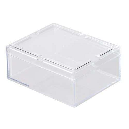 Plastový LAB box, transparentní, 24 x 18 x 10 cm