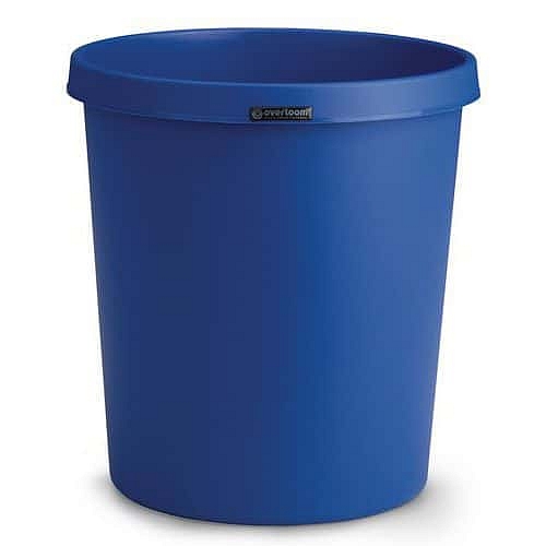 KULATÝ PLASTOVÝ ODPADKOVÝ KOŠ 30 L MODRÝ