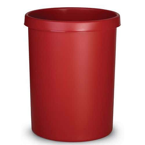 KULATÝ PLASTOVÝ ODPADKOVÝ KOŠ 45 L ČERVENÝ