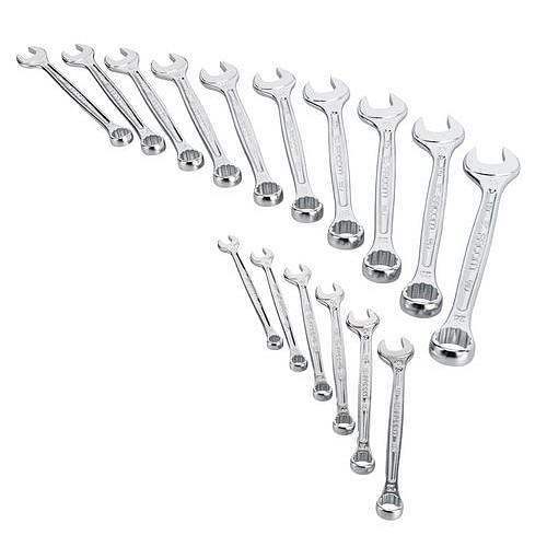 Sada metrických očkoplochých klíčů série 440, 16 klíčů