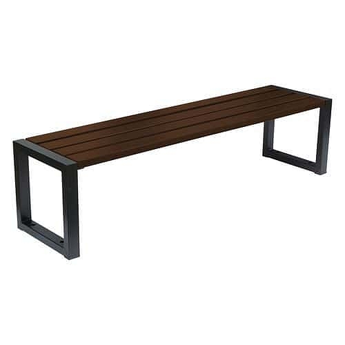 Parková lavička Plank, palisandr