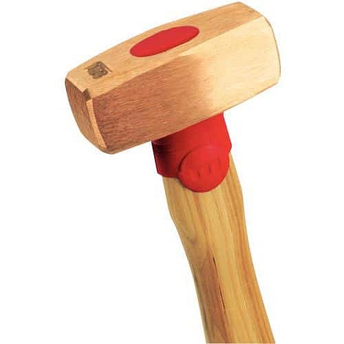 Palice s dřevěnou rukojetí Mob, měď