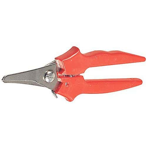 Střihací nůžky s PVC rukojetí, délka 190 mm