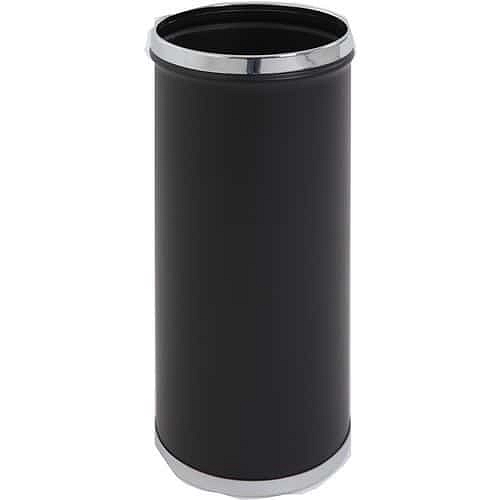 Stojan na deštníky s chromovaným okrajem