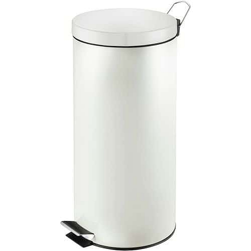 Odpadkový koš s nožním pedálem 30 l bílý