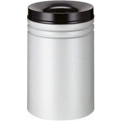 Ohnivzdorný odpadkový koš 80 l šedý/černý