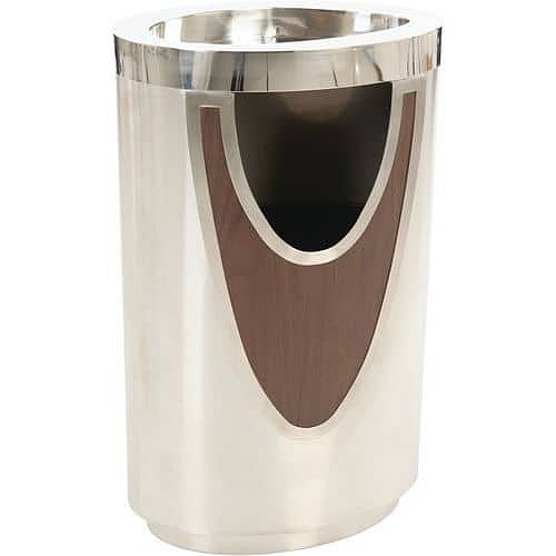 Designový odpadkový koš z nerezové oceli