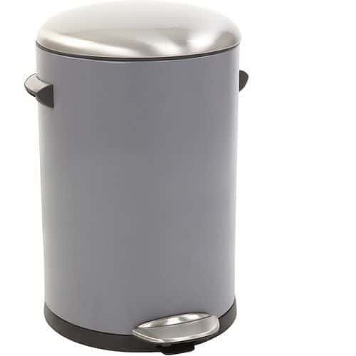 Odpadkový koš s nožním pedálem Belle Deluxe 12 l šedý – EKO