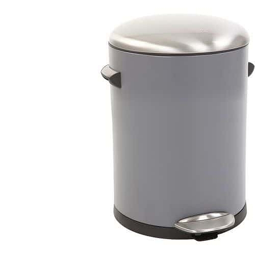 Odpadkový koš s nožním pedálem Belle Deluxe 5 l šedý – EKO