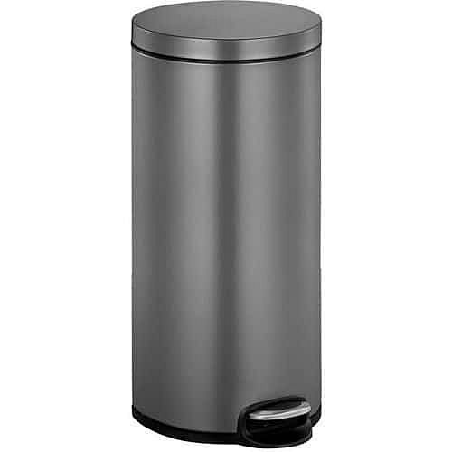 Odpadkový koš s nožním pedálem Serene 30 l EKO platinový