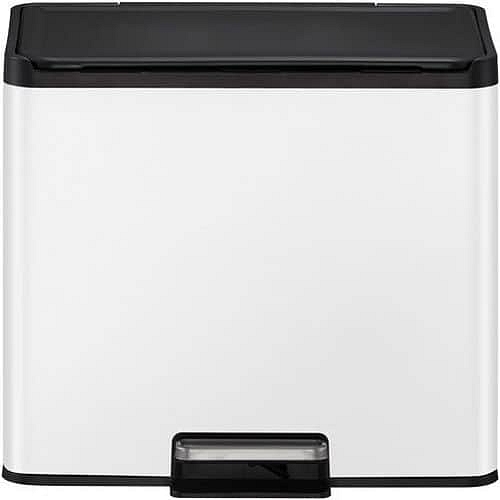 Odpadkový koš s nožním pedálem Essential Recycler Step Bin 15 + 15 l bílý