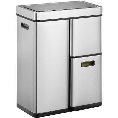 Elegantní odpadkový koš Mirage Plus Sensor Recycler 30 + 15 + 15 l