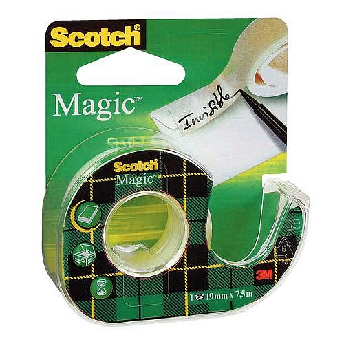 Lepicí páska Scotch Magic, neviditelná, 19 mm x 7,5 m, 1 ks