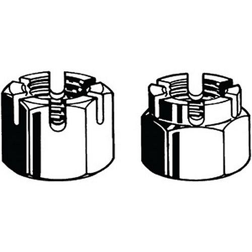 Šestihranná korunková matice s drážkou MF DIN 935 Ocel Prav?? Bez PU 4 M14X1,50