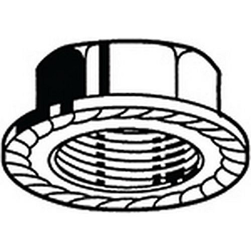 Šestihranná matice s ozubeným nákružkem DIN 6923 Ocel Pravý Pozinkované 8 M10