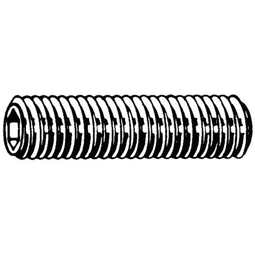 Stavěcí šroub s vnitřním šestihranem a plochým koncem DIN 913 Ocel Pravý Bez PU 45H M10X1,25X10