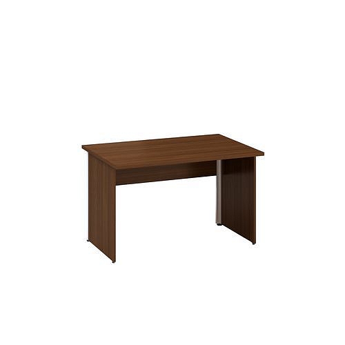 Kancelářský stůl Alfa 100, 120 x 80 x 73,5 cm, rovné provedení, dezén ořech
