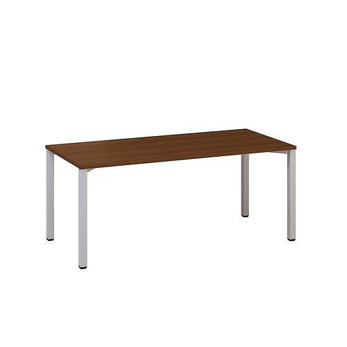 Kancelářský stůl Alfa 200, 180 x 80 x 74,2 cm, rovné provedení, dezén ořech, RAL9022