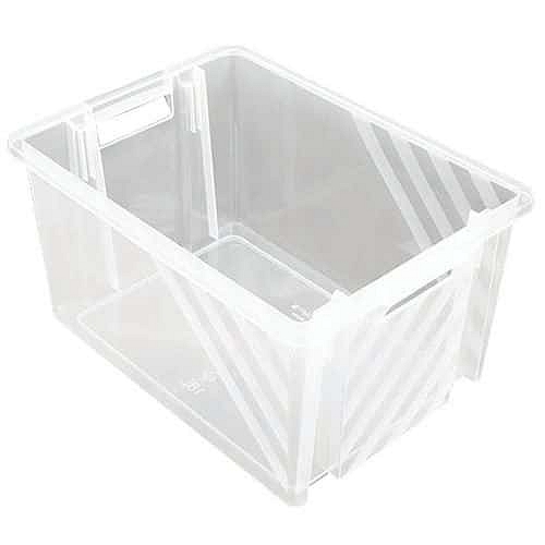 Stohovatelný plastový box NovaBac, průhledný, 18 l