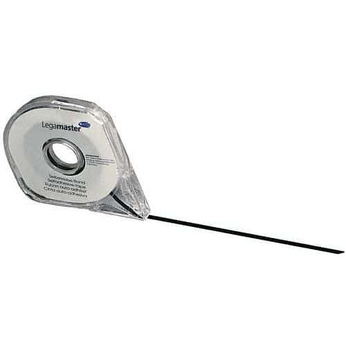 Lepicí páska na bílé tabule Legamaster, 8 m, 3 mm, černá