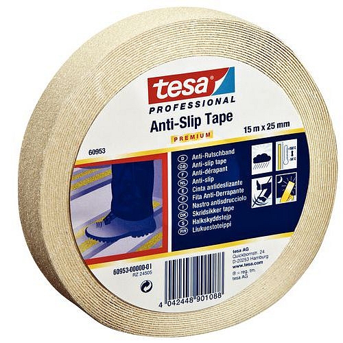 Protiskluzová lepicí páska Tesa, fosforeskující, 15 m, 25 mm