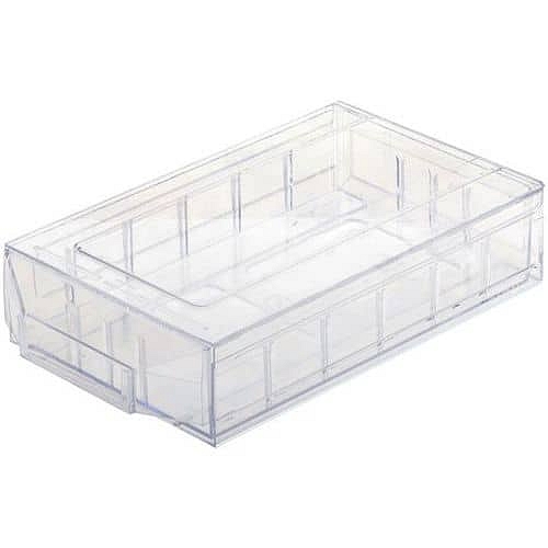 Zásuvkový box, průhledný, objem 2 l