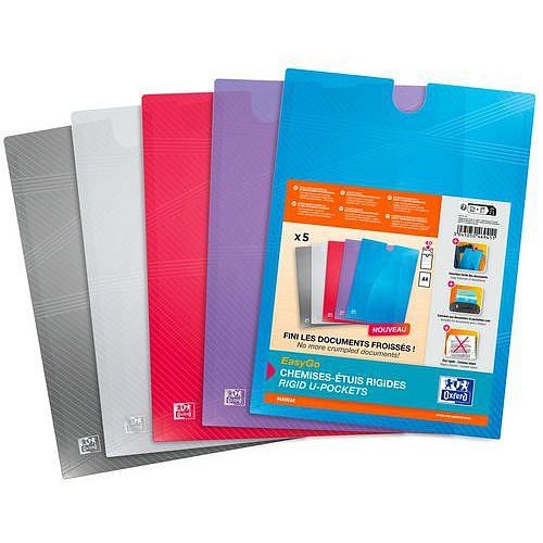 Složka na dokumenty Oxford EasyGo Hawaii A4 PP, různé barvy