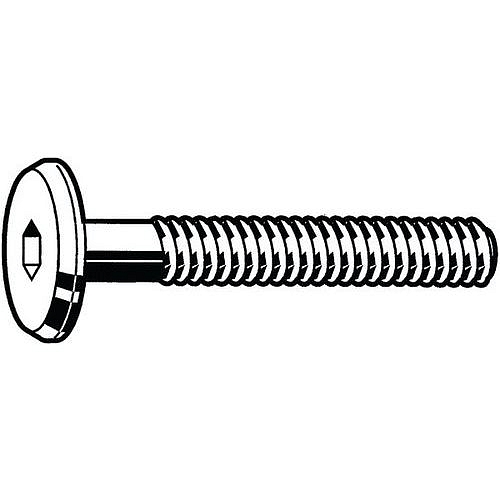 Šroub s plochou hlavou a vnitřním šestihranem KF Ocel Pozinkované M6X16