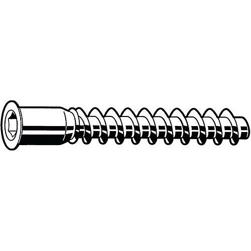 Rohový šroub s vnitřním šestihranem Ocel Pozinkované 7X50MM