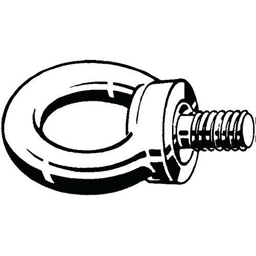 Zvedací šroub s BSW DIN 580 Ocel C15E Bez PU 7/8