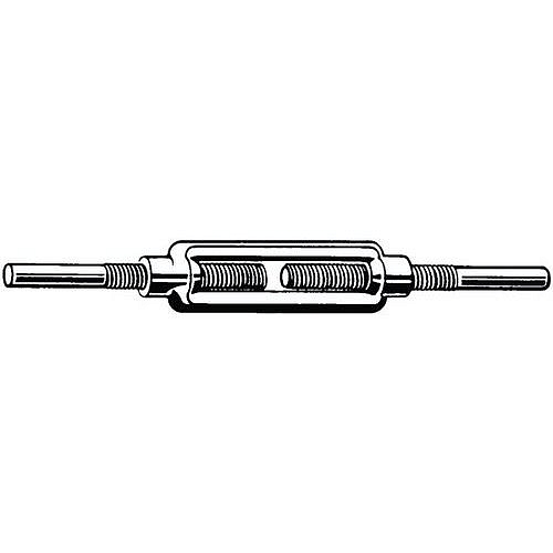 Napínač Se dvěma navařovacími čepy DIN 1480 Ocel S235JR Pozinkované M20