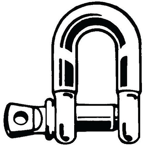 D-článek řetězu Nerezocel A2 12MM